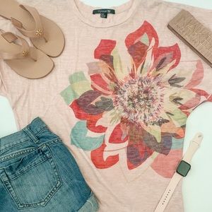 F21 Pink Short Sleeve Shirt